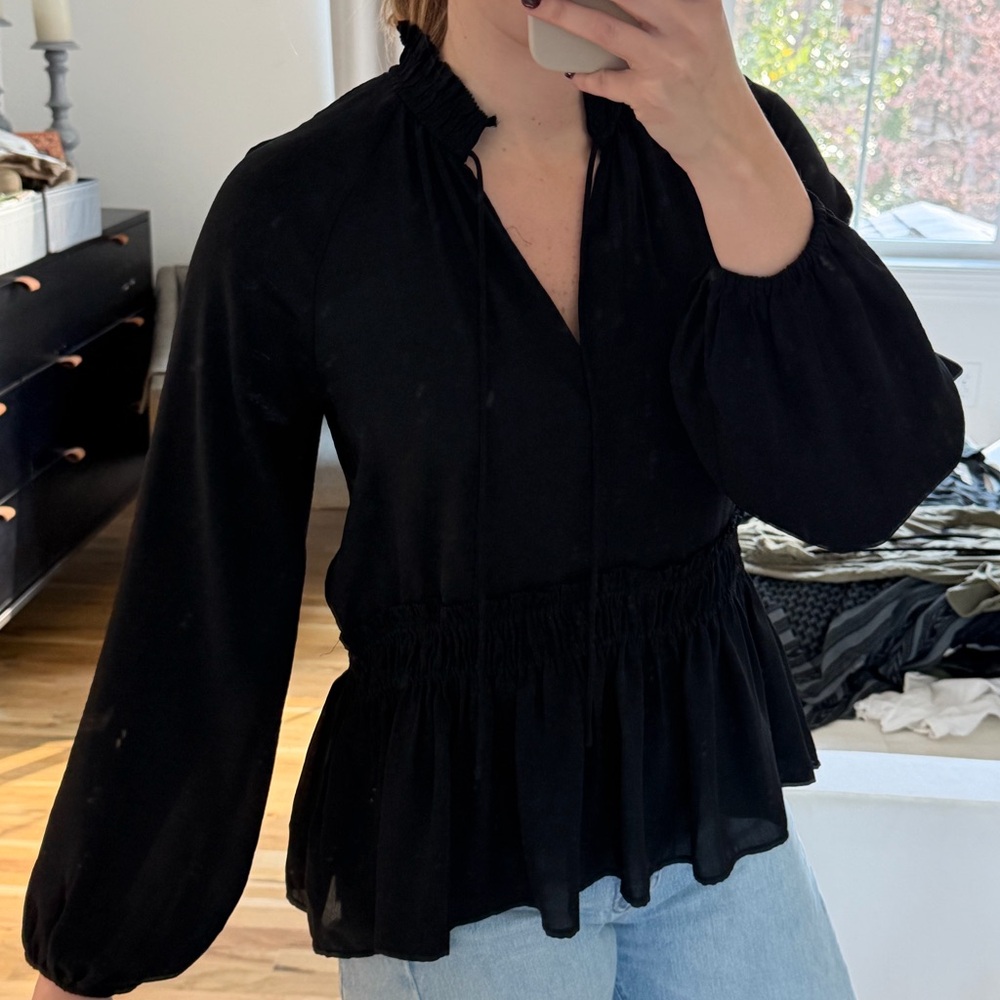 Loft Peplum Top